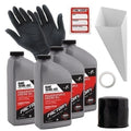 Factory Racing Parts SAE 10W-40 4qt Oil Change Kit Fits Yamaha FZ8N, XVS13A/B/C